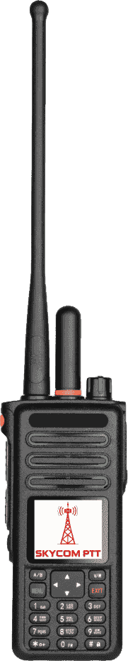 SkyCom G8 Plus PTT and UHF handheld radio